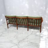 Scandinavian Three-Seater Teak Bench by Svend Aage Eriksen for Glost