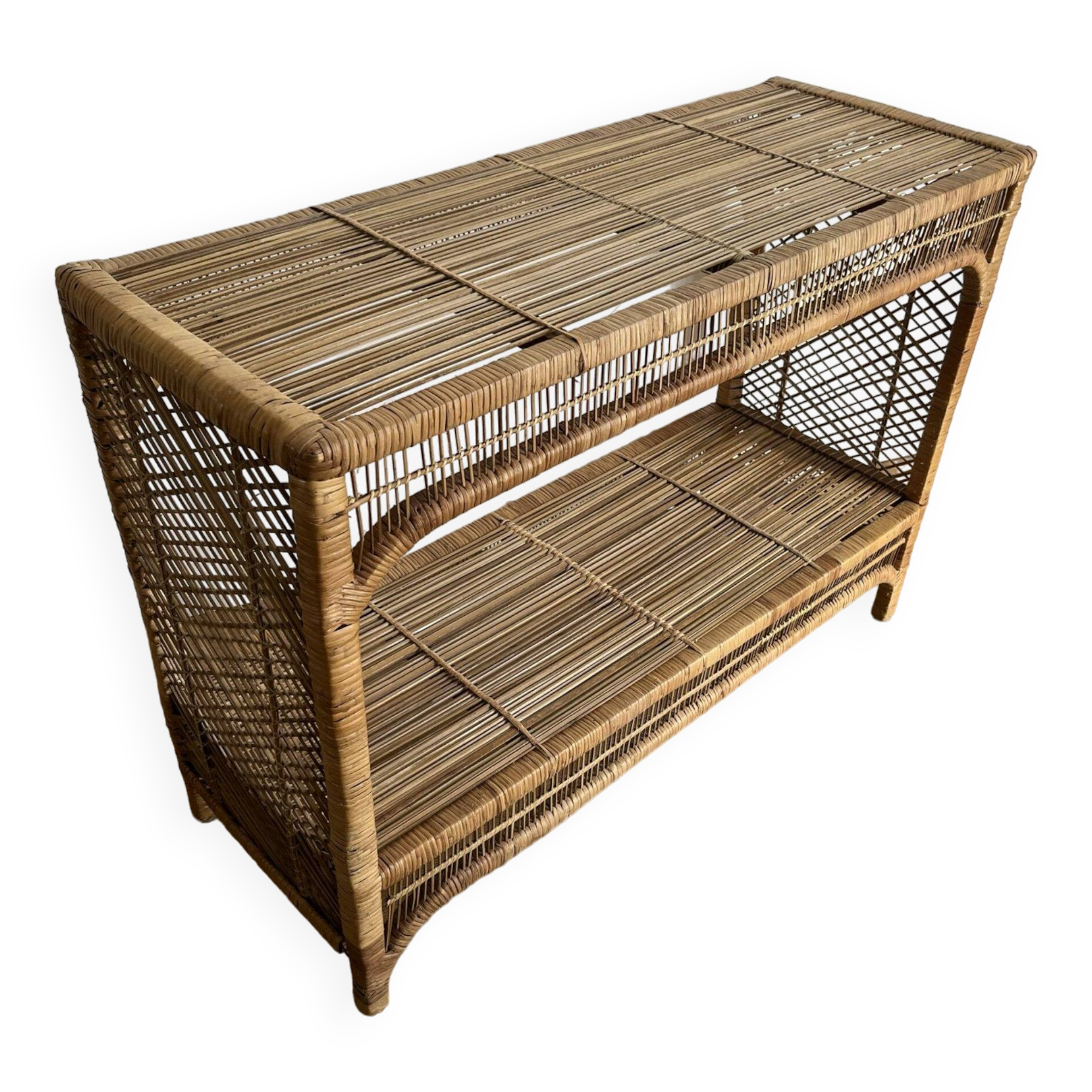 Buri console in the emmanuelle armchair style