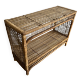 Console en buri dans le style fauteuil emmanuelle