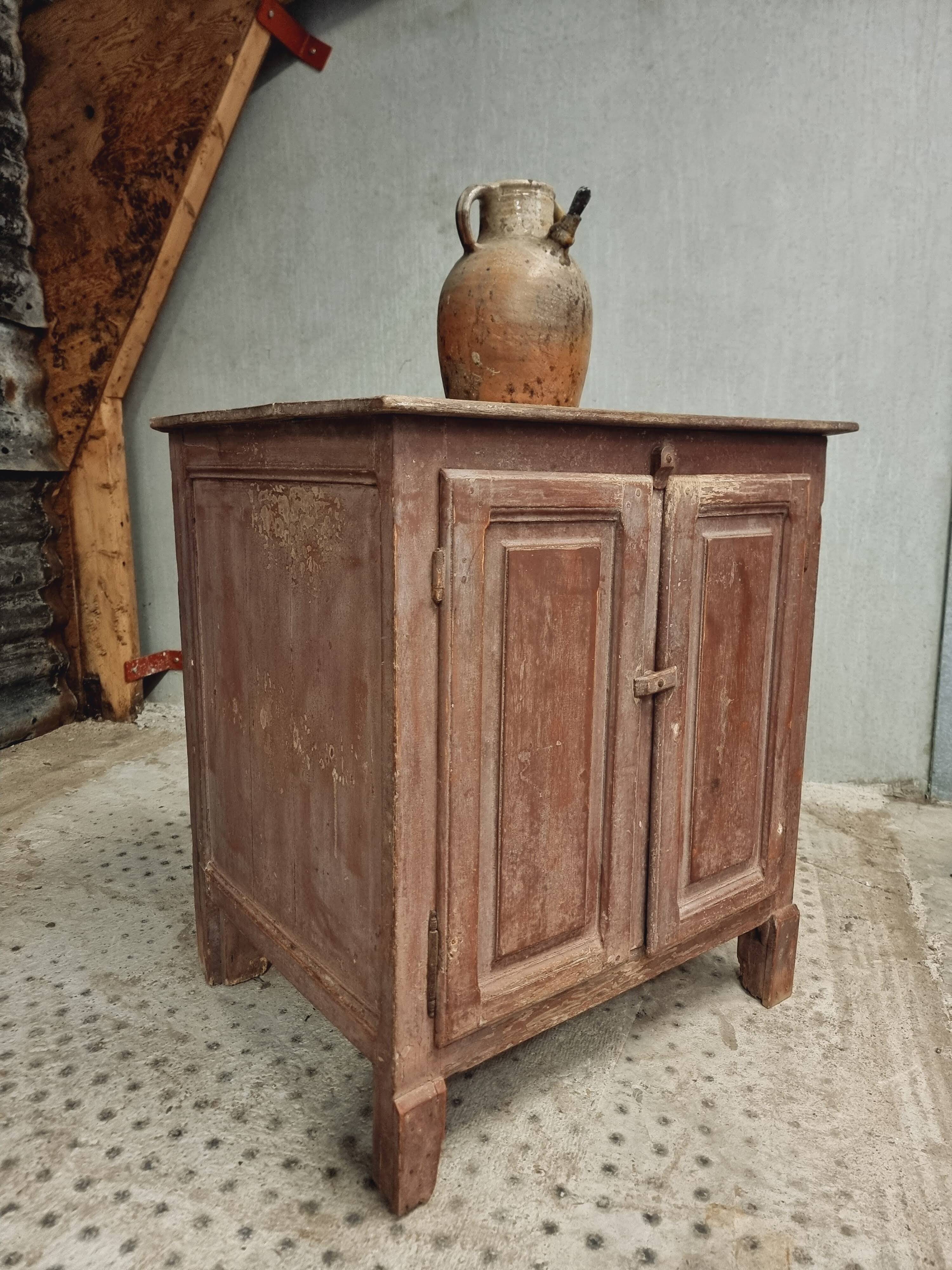 Antique cupboard sideboard ox red oak