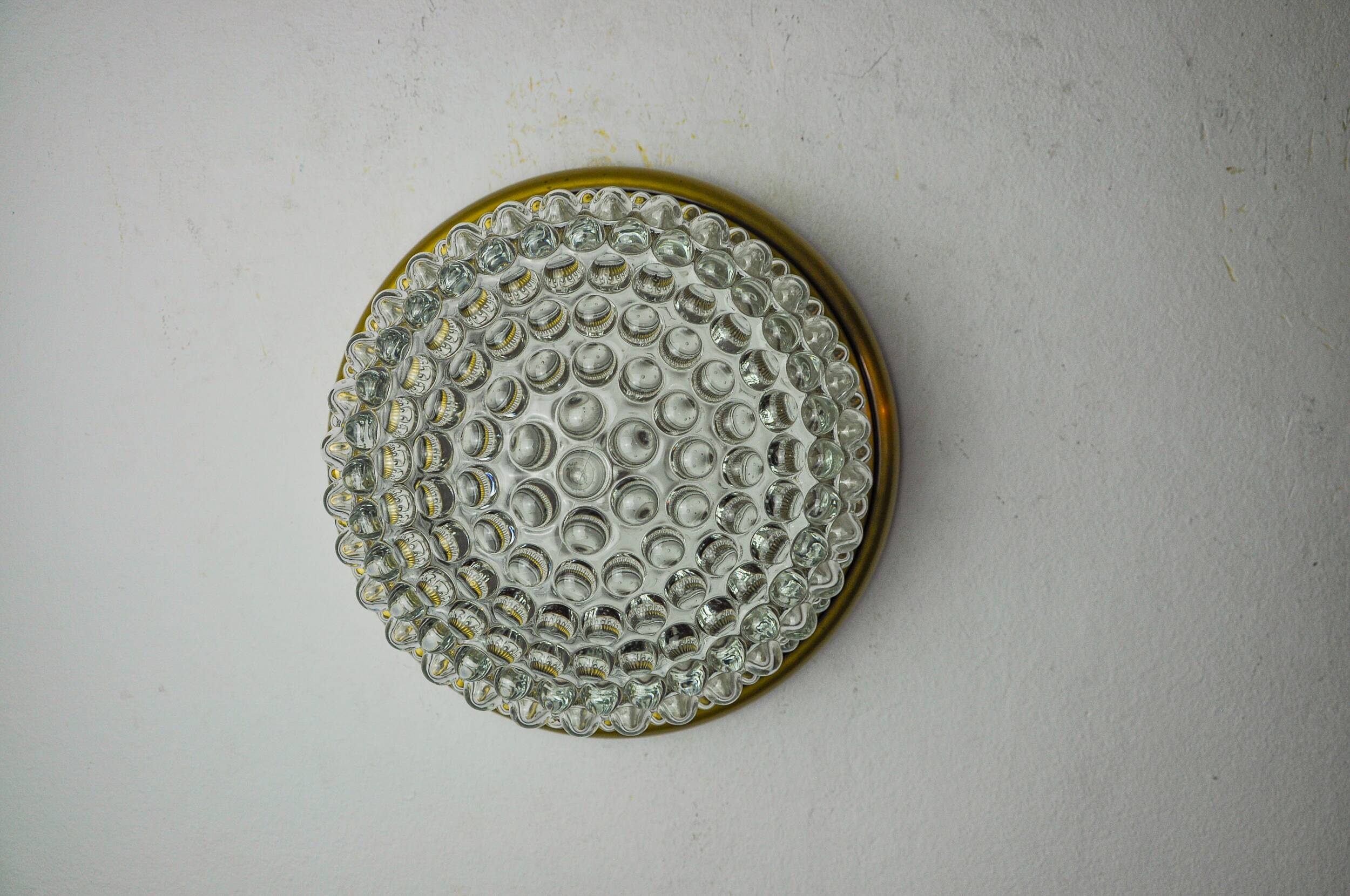 “Bulles” wall lamp for Limburg, blown glass, Germany, 1970s