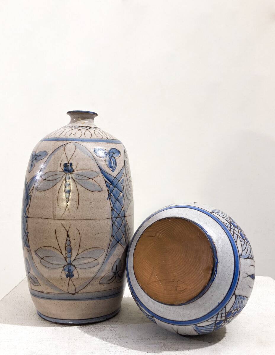 Mid-Century Modern Set of Ceramic Vases