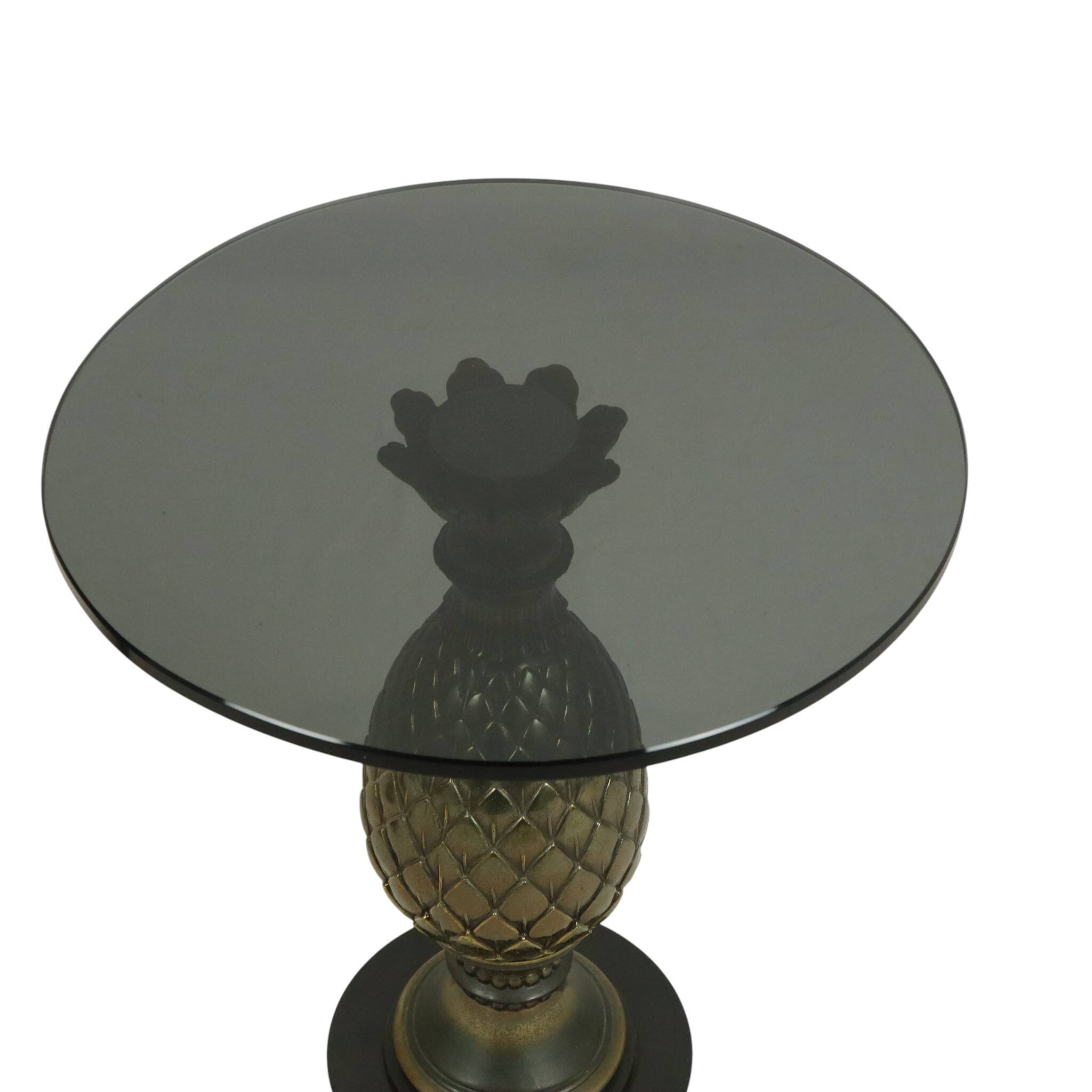 Rare Set Pineapple Lamp and Table Deknudt Loevsky 1970s