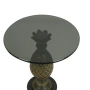 Lampe et table en pin rare Deknudt Loevsky années 1970