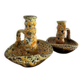Vintage ceramic candle holder