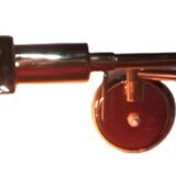 Applique murale en laiton doré, années 80