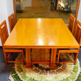 Table 615 Husser by Frank Lloyd Wright for Cassina, Italy 1992
