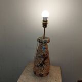 Art Deco Phoenix Bat Ceramic Lamp Base