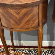 Pair of Louis XV kidney-shaped bedside tables