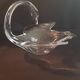Coupe Vide-poche cristal de Vannes Le Châtel en forme de Cygne