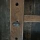 Vintage brutalist display cabinet