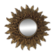 Petit miroir ensoleillé italien, style rococo, 24 cm