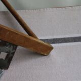 Folding wooden stool