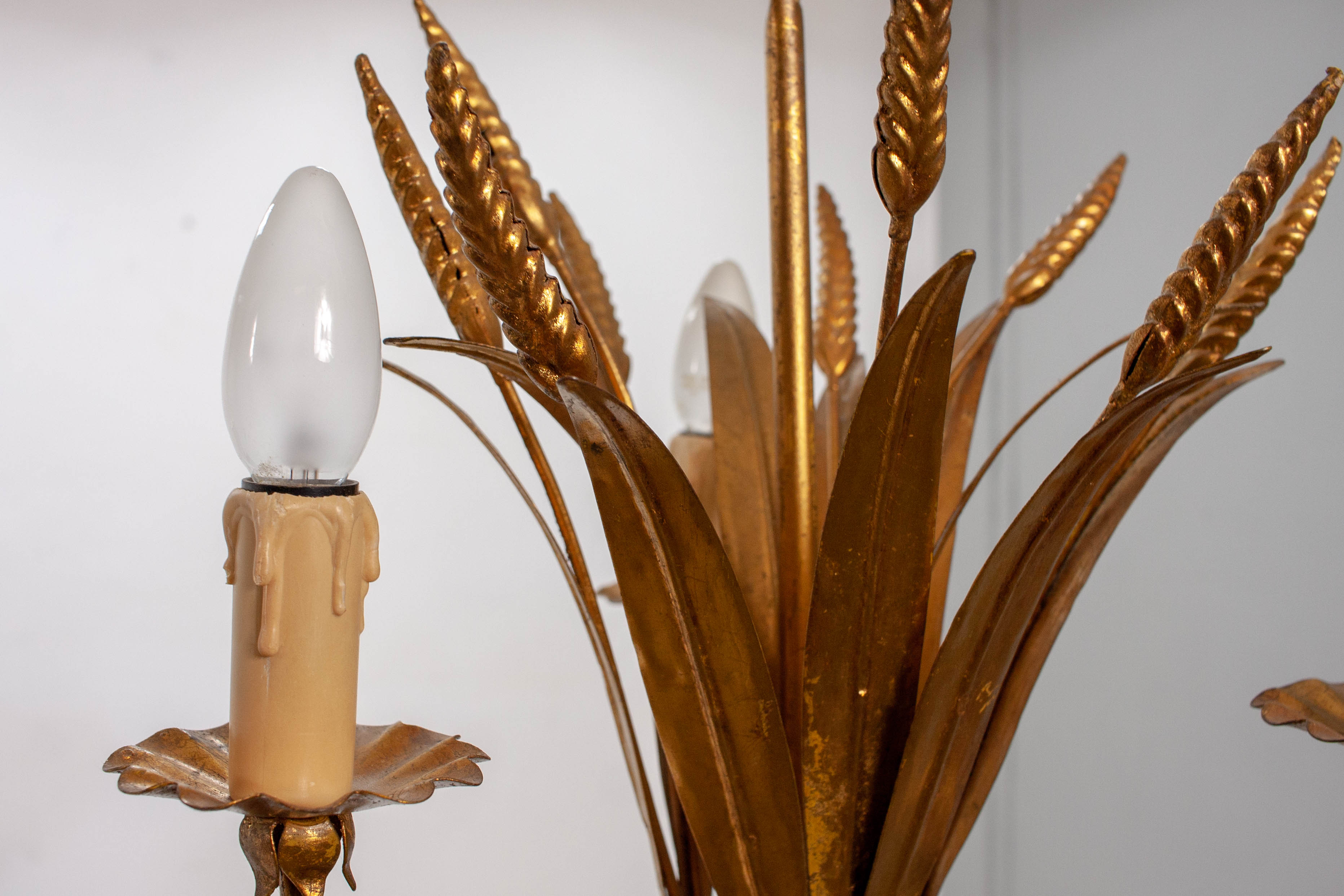 Wheat sheaf hanging lamp, 1970s