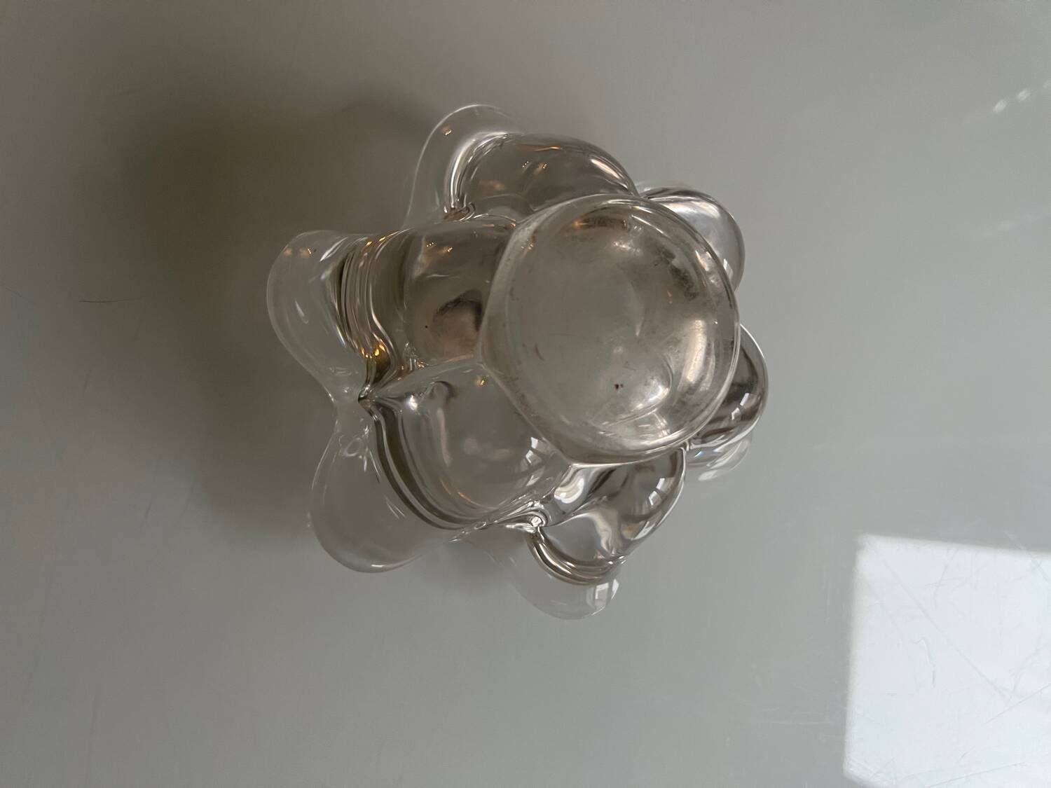 Antique glass ashtray