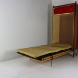 Ingenious sixties wall bed cabinet by C. Princic Gorizia Italy