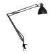 Matte black architect lamp Luxo 1001 by Jac Jacobsen for Luxo. Norway 1950s