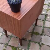 Table de chevet année 70 style scandinave