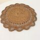 Mirror sun bohemian vintage braided fiberglass 50x50cm