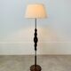 Scandinavian teak and brass floor lamp, 1960s