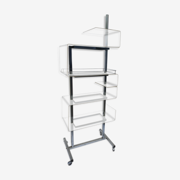 Stainless and plexy shelf