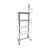 Stainless and plexy shelf
