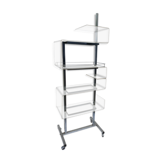 Etagère inox et plexy