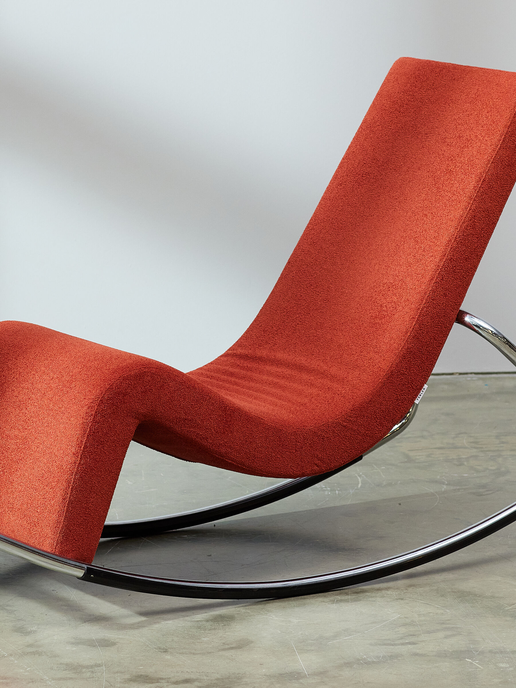 Rocking chair Dozy par Enzo Berti pour Ferlea