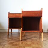 pair of bedside tables from the 1950s-1960s