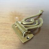 70s brass swivel coat door