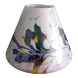 Colored glass lampshade