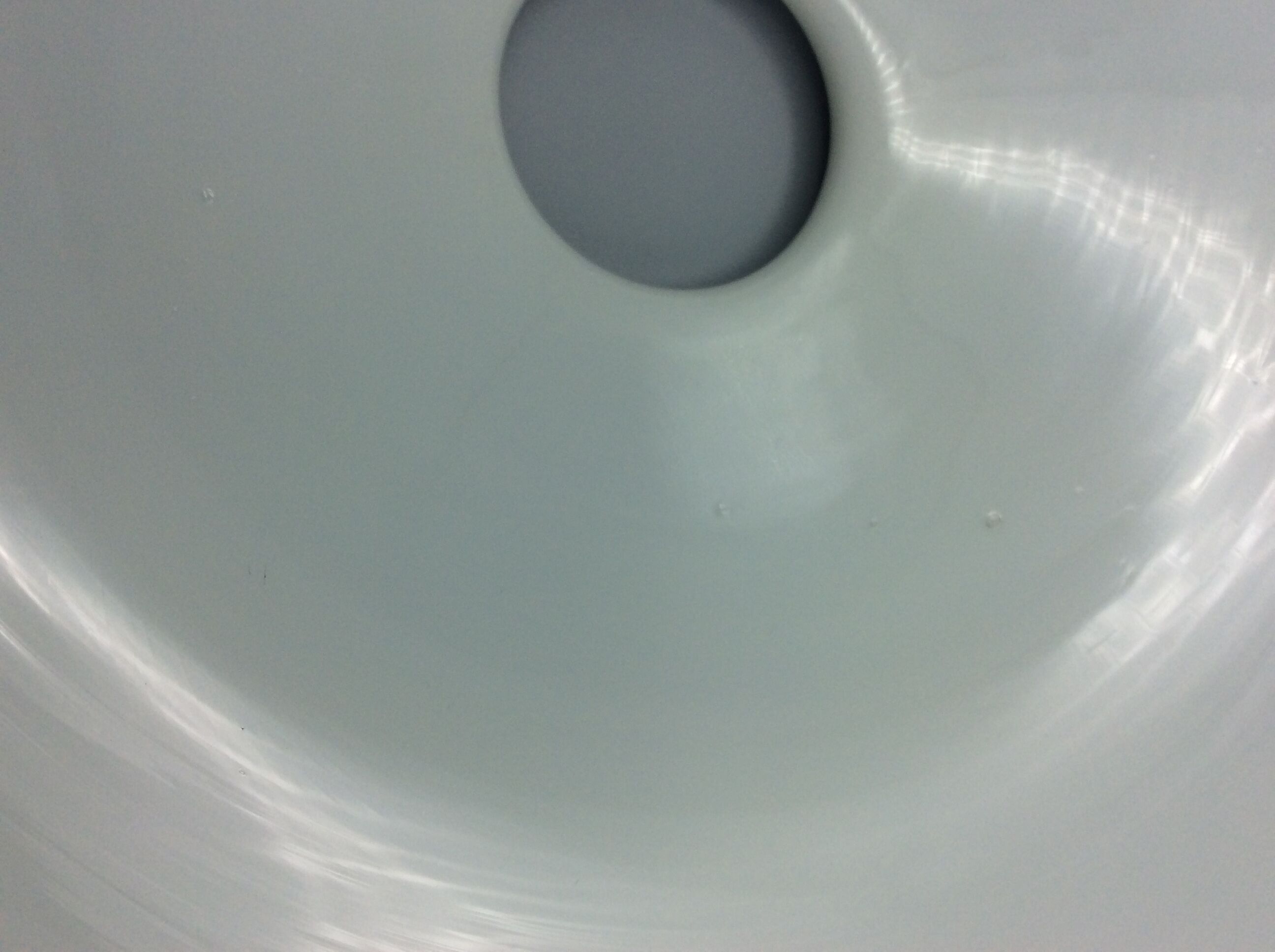 White opaline lampshade