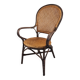 Vintage Dutch Rattan Dining Armchair