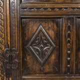 Charles II Oak Plaque, 1684, Set of 3