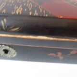 Painted and lase wooden box
