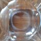 Set of 2 70s glass ashtrays