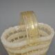 Glass basket attributed to Ercole Barovier for Barovier & Toso around the 1940s.