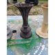 Set of 6 cast iron vases from 1900 from Charleville-Mézières