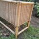 Vintage rattan planter