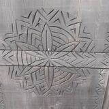 Set of 2 carved wooden panels/doors + 1 to restore