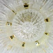 Garda, luxury Italian Murano glass ceiling light or flush mount, 1980s
