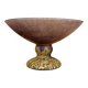 1950s Art Deco style unsigned glass paste bowl