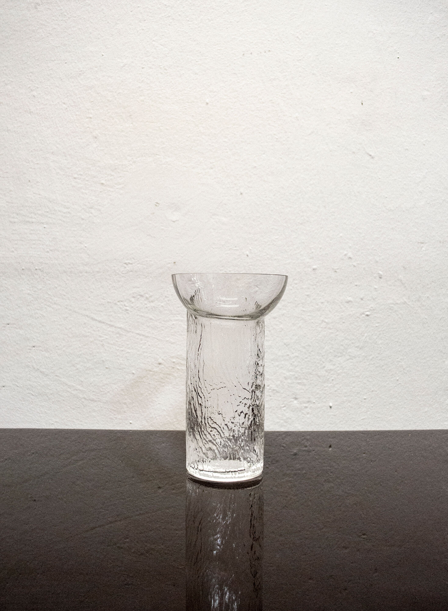 Set of four crystal glasses by Edoardo Dal Seno for Arnolfo di Cambio Italia Anni '70