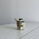 Ceramic honey or condiment pot