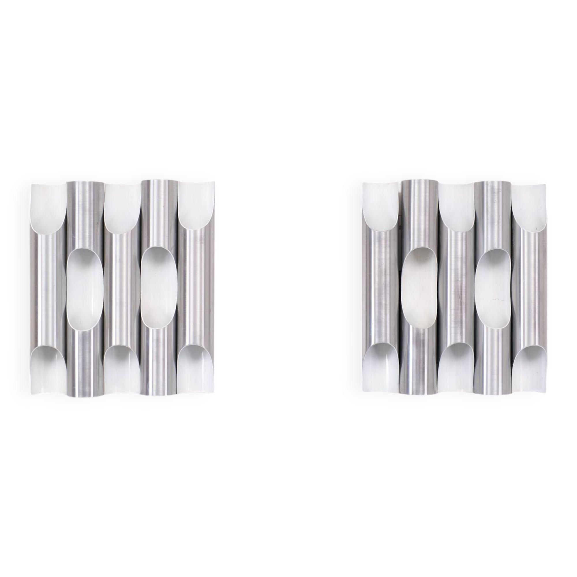 Set Raak Fuga wall lamps design Maija Liisa Komulainen. 1960s