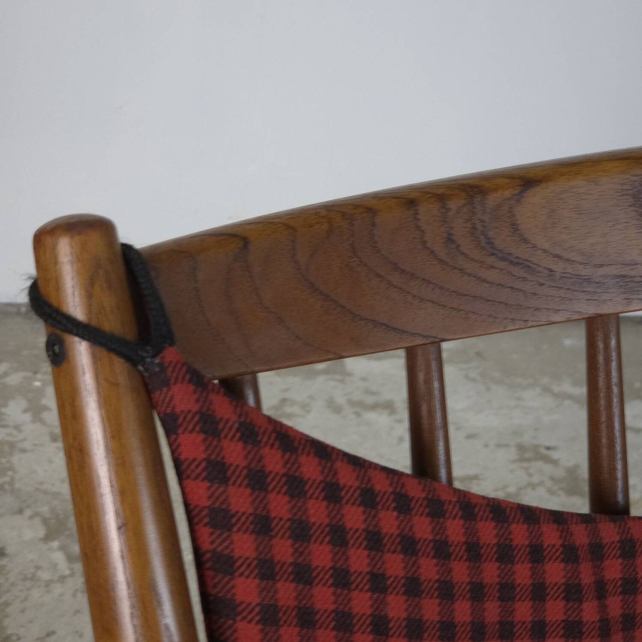 Frank Reenskaug, Bramin Møbler rocking chair Danish teak 60s