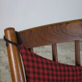 Frank Reenskaug, Bramin Møbler rocking chair Danish teak 60s