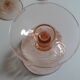 Set of 6 champagne glasses "rosaline" 70s