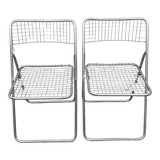 2 chaises pliantes Ted net de Niels Gammelgaard