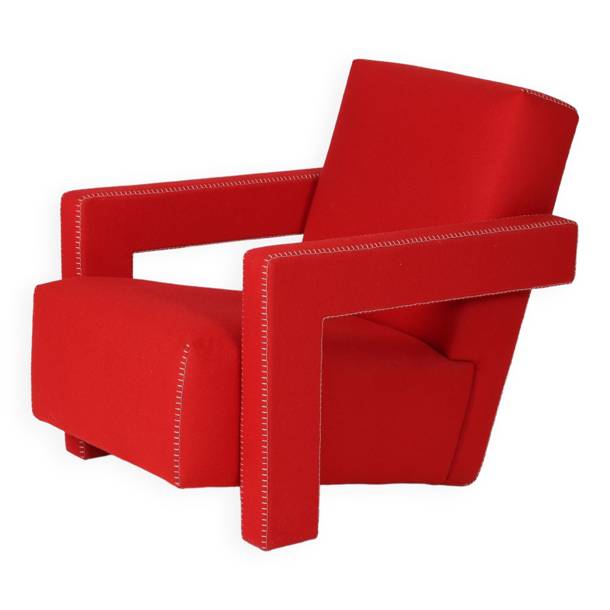 Utrecht armchair by Gerrit Reitveld edited by Cassina